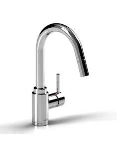 Riobel BO201 Bora tall kitchen faucet with spray 2