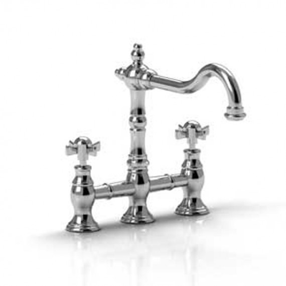 Riobel BR100X Bridge kitchen faucet