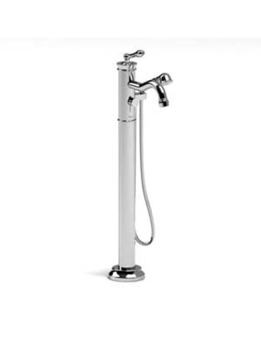 Riobel TAT33 Floor-mount tub filler with hand shower trim