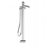 Riobel TGS39 2-way Type T thermostatic coaxial floor-mount tub filler with hand shower trim (Without Rough-in)