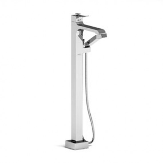 Riobel Zendo TZO37 Floor-mount Type TP thermostaticpressure balance coaxial tub filler with hand shower trim