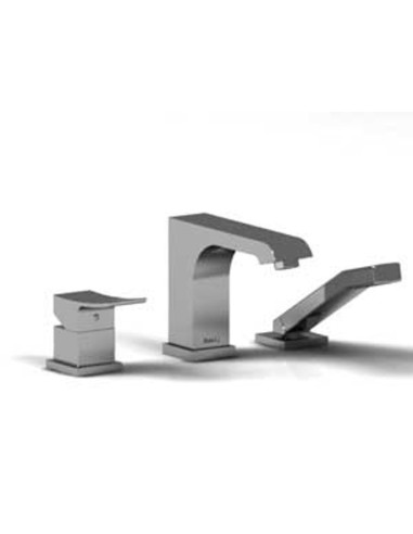 Riobel Zendo ZO10 3-piece deck-mount tub filler...