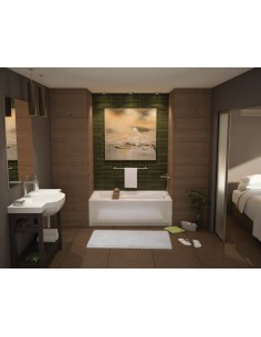 Maax Exhibit 6032 IFS Acrylic Alcove Bathtub 2