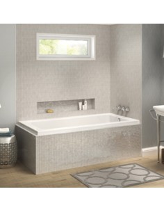 Maax Pose 7242 IF Acrylic Corner Bathtub 2