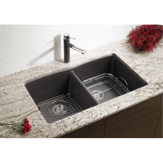 BLANCO DIAMOND U 2 SILGRANIT, METALLIC GRAY