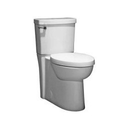 American Standard Studio Concealed Trapway Two-Piece 1.28 gpf/4.8 Lpf Chair Height Elongated Toilet with Seat