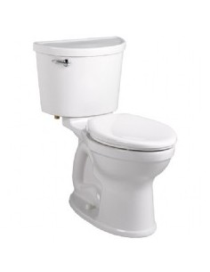 American Standard Champion Pro Two-Piece 1.6 gpf/6.0 Lpf Chair Height Elongated Toilet less Seat 2