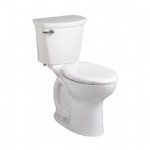 American Standard Cadet Pro Two-Piece 1.6 gpf/6.0 Lpf Chair Height Elongated 10-Inch Rough Toilet Less Seat