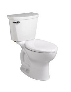 American Standard Cadet Pro Two-Piece 1.6 gpf/6.0 Lpf Standard Height Elongated Toilet Less Seat 2