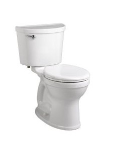 American Standard Champion Pro Two-Piece 1.28 gpf/4.8 Lpf Chair Height Round Front Toilet Less Seat 2