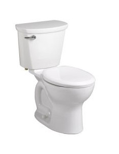 American Standard Cadet Pro Two-Piece 1.6 gpf/6.0 Lpf Chair Height Round Front Toilet Less Seat with Lined Tank 2
