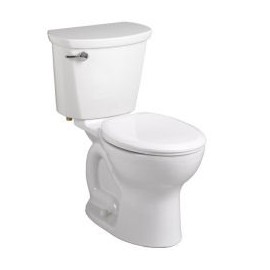 American Standard Cadet Pro Two-Piece 1.28 gpf/4.8 Lpf Standard Height Round Front Toilet Less Seat 2