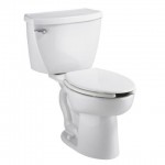 American Standard Cadet Two-Piece Pressure Assist 1.6 gpf/6.0 Lpf Chair Height Elongated EverClean Toilet