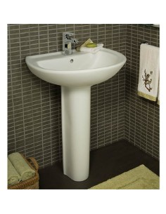 American Standard Cadet Plus 8-Inch Widespread Pedestal Sink Top and Leg Combination 2