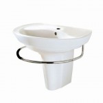 American Standard Ravenna 4-Inch Centerset Wall-Hung Sink and Semi-Pedestal Leg Combination