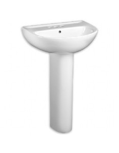 American Standard 22-Inch Evolution 4-Inch Centerset Pedestal Sink Top and Leg Combination 2