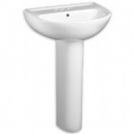 American Standard 22-Inch Evolution 8-Inch Widespread Pedestal Sink Top and Leg Combination