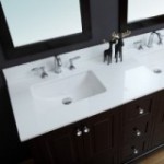 Virta 72 Inch Dalia Floor Mount Double Sink Vanity