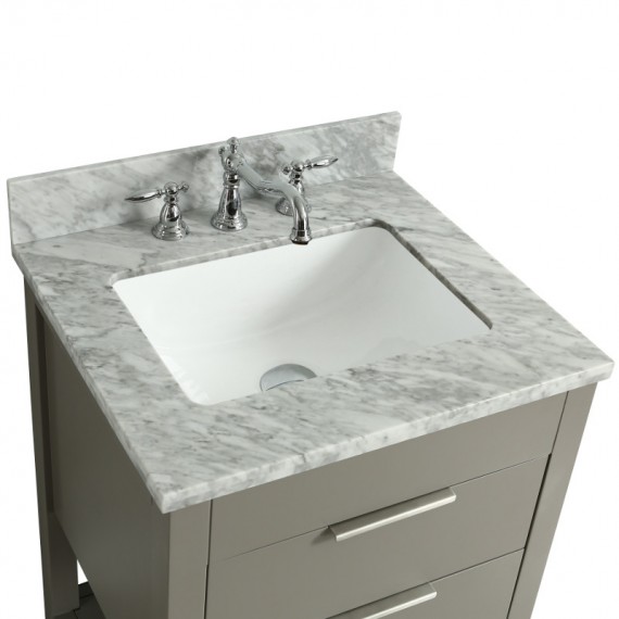Virta 24 Inch Breeze Floor Mount Single Sink...