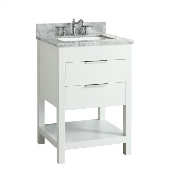 Virta 24 Inch Breeze Floor Mount Single Sink...