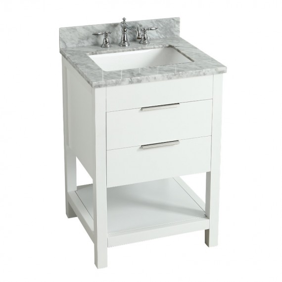 Virta 24 Inch Breeze Floor Mount Single Sink...