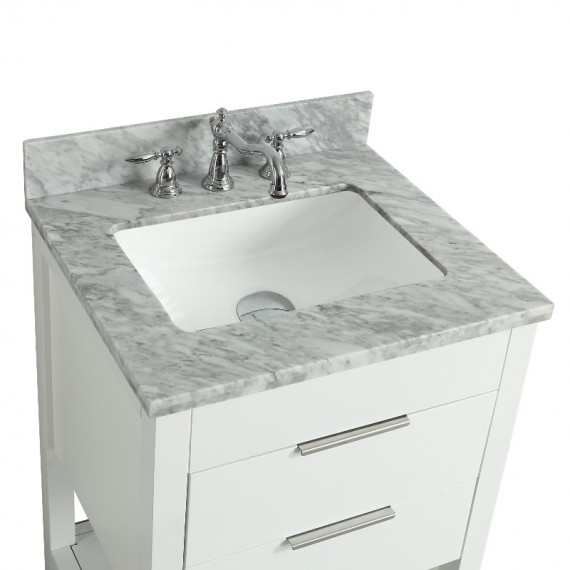 Virta 24 Inch Breeze Floor Mount Single Sink...