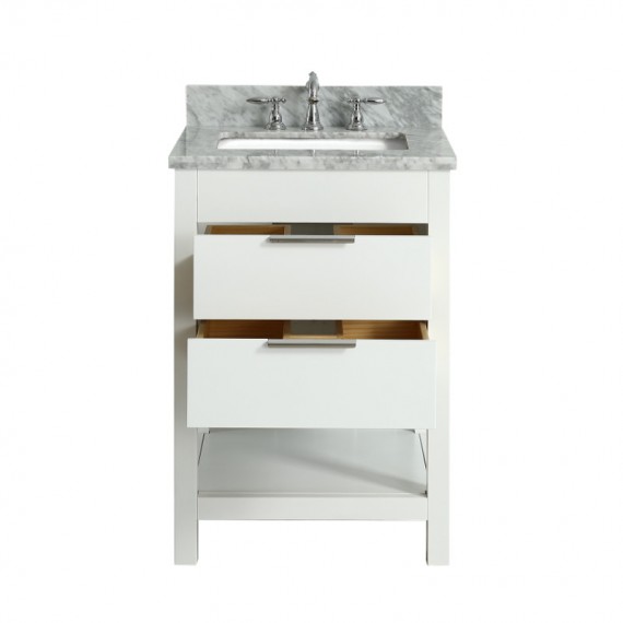 Virta 24 Inch Breeze Floor Mount Single Sink...