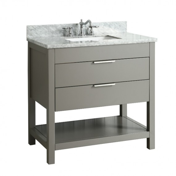 Virta 36 Inch Breeze Floor Mount Single Sink...
