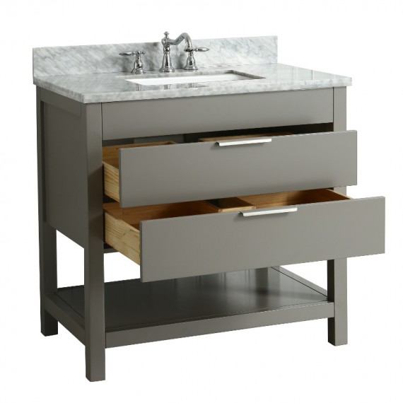 Virta 36 Inch Breeze Floor Mount Single Sink...