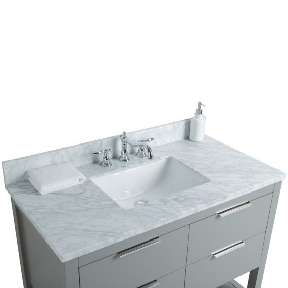 Virta 42 Inch Breeze Floor Mount Single Sink...