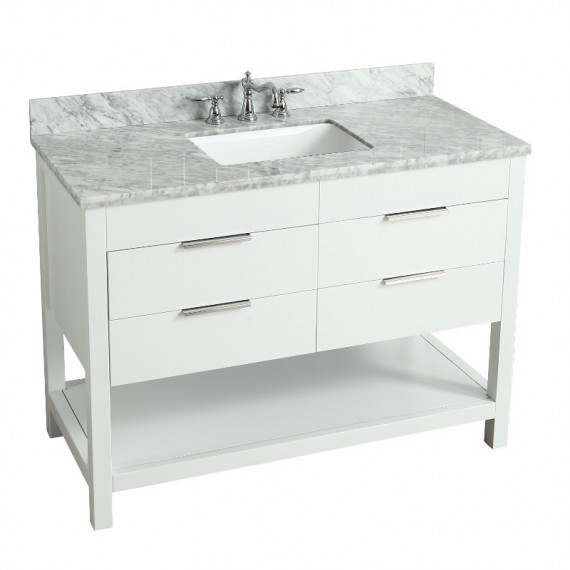 Virta 48 Inch Breeze Floor Mount Single Sink...