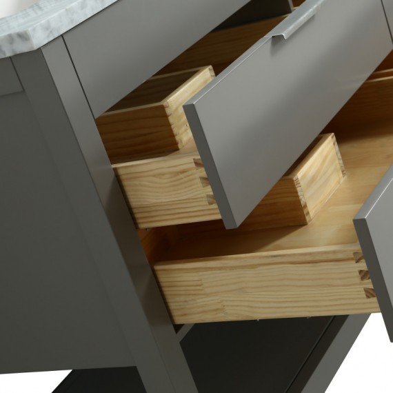 Virta 60 Inch Breeze Floor Mount Double Sink...