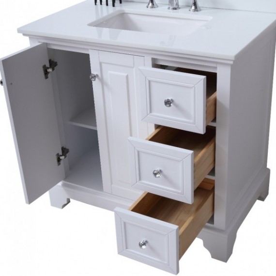 Virta 36 Inch Dalia Floor Mount Single Sink...