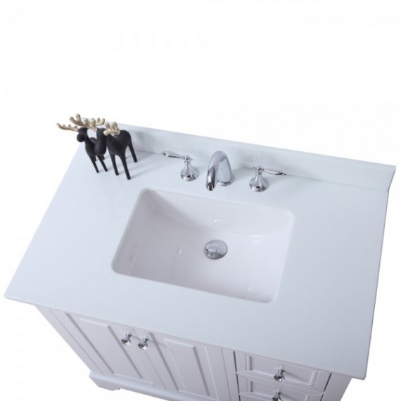Virta 36 Inch Dalia Floor Mount Single Sink...