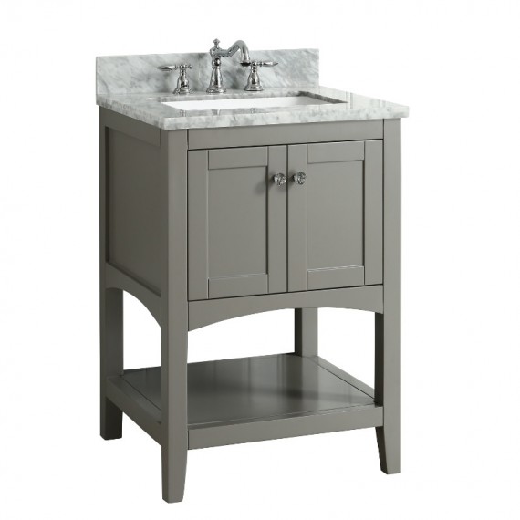 Virta 24 Inch Sirena Floor Mount Single Sink...