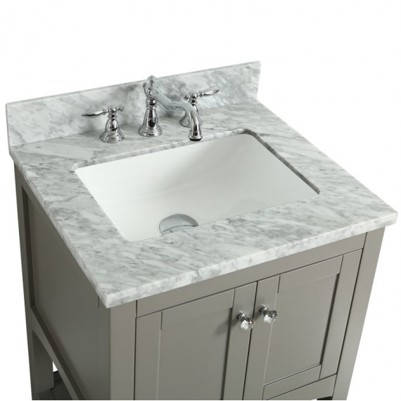 Virta 24 Inch Sirena Floor Mount Single Sink...