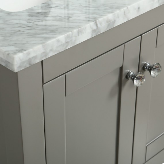 Virta 24 Inch Sirena Floor Mount Single Sink...