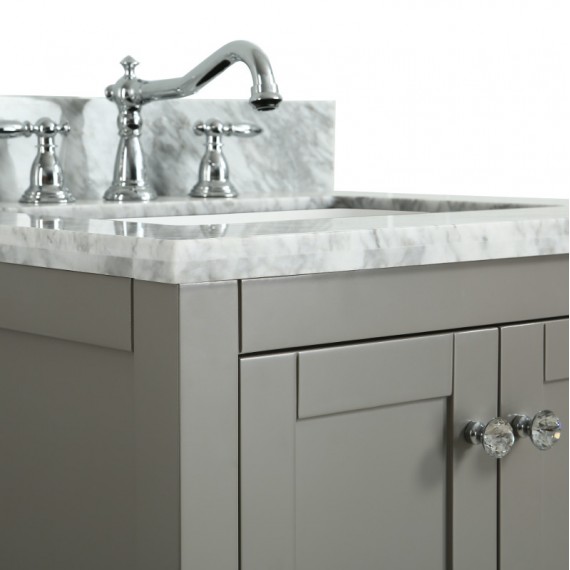 Virta 24 Inch Sirena Floor Mount Single Sink...