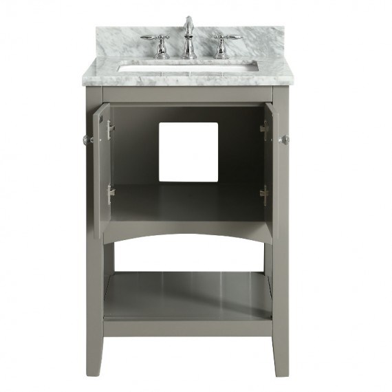 Virta 24 Inch Sirena Floor Mount Single Sink...