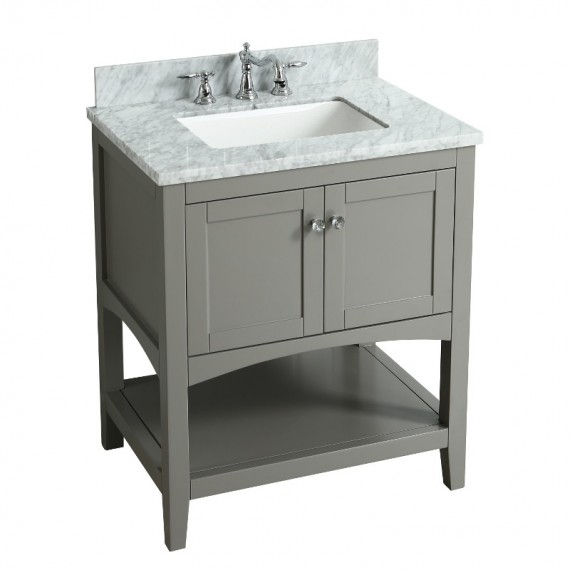 Virta 30 Inch Sirena Floor Mount Single Sink...