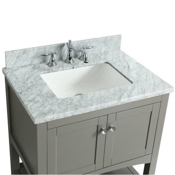 Virta 30 Inch Sirena Floor Mount Single Sink...