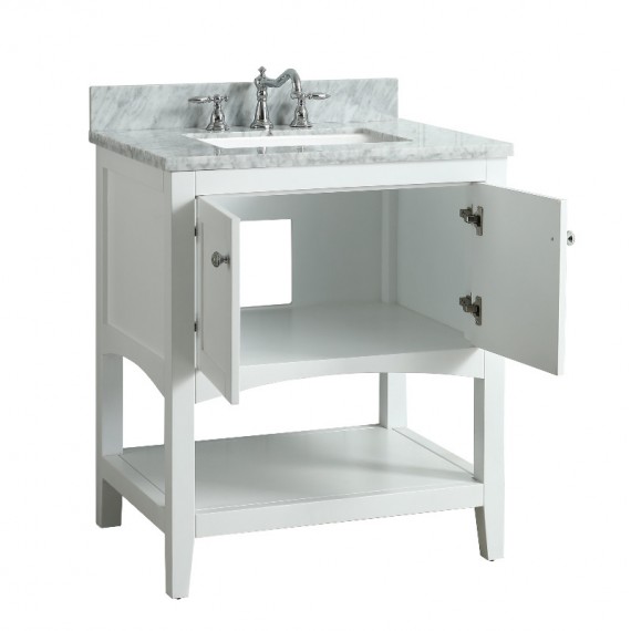 Virta 30 Inch Sirena Floor Mount Single Sink...