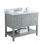 Virta 42 Inch Sirena Floor Mount Single Sink Vanity
