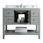 Virta 42 Inch Sirena Floor Mount Single Sink Vanity