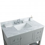 Virta 42 Inch Sirena Floor Mount Single Sink Vanity