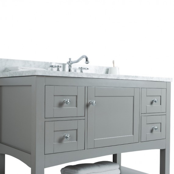 Virta 42 Inch Sirena Floor Mount Single Sink...