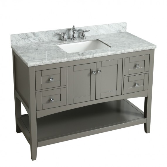 Virta 48 Inch Sirena Floor Mount Single Sink...