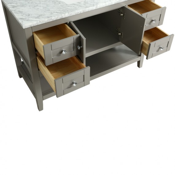 Virta 48 Inch Sirena Floor Mount Single Sink...