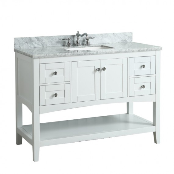 Virta 48 Inch Sirena Floor Mount Single Sink...