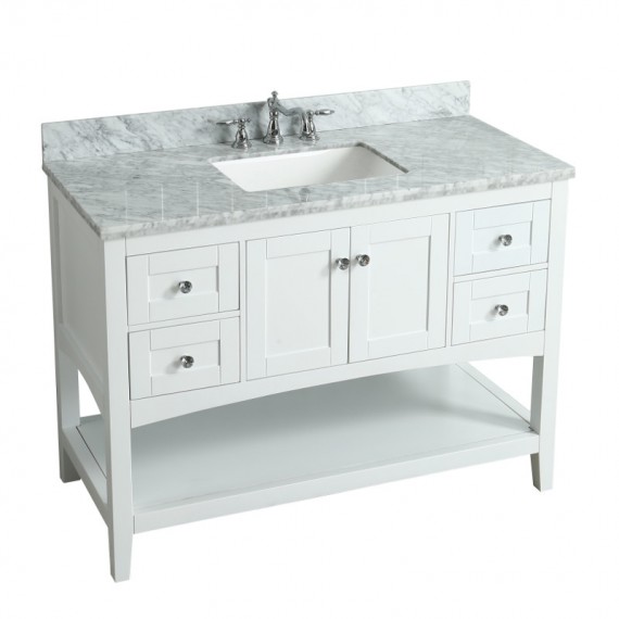 Virta 48 Inch Sirena Floor Mount Single Sink...